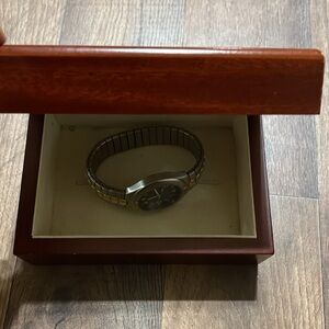 Embassy by GRUEN  Silver Blue and Gold Men's Watch